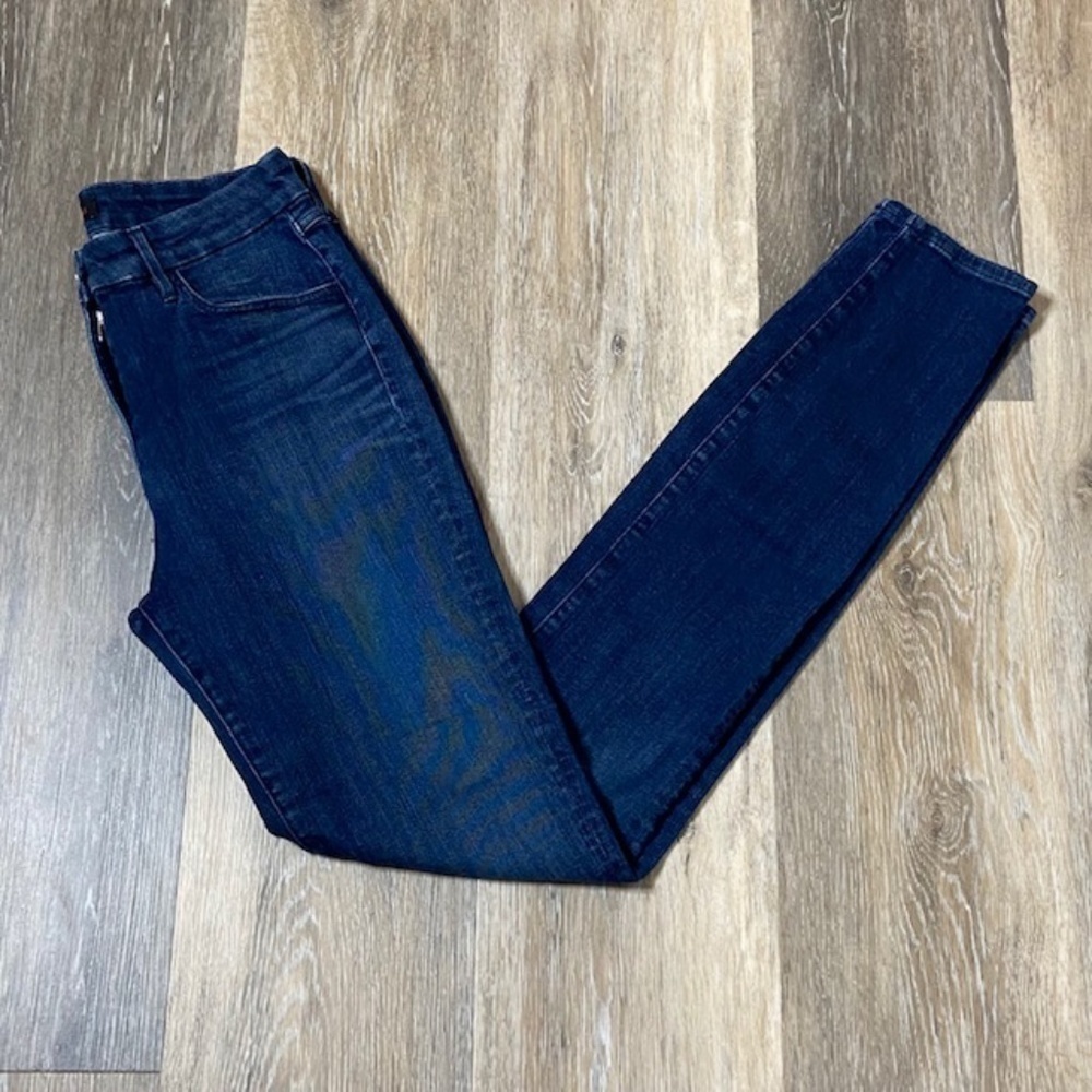 3x1 Women's High Rise Skinny Denim Blue Jeans Pockets Size 27